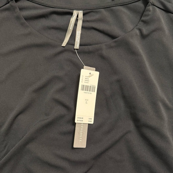 Anthropologie Sleeveless Black Cutout Knit Midi Dress L NWT $158 - Picture 9 of 9